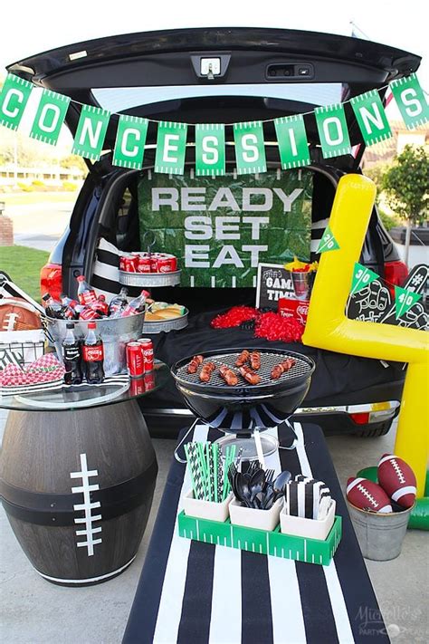 football tailgate party decorations